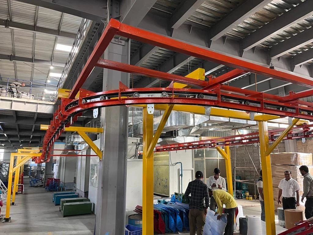 4 Wheel Monorail Overhead Conveyor